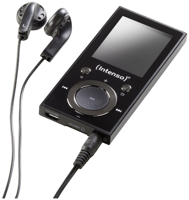 Intenso Video Scooter BT Reproductor de MP3 y Video 16 GB Negro