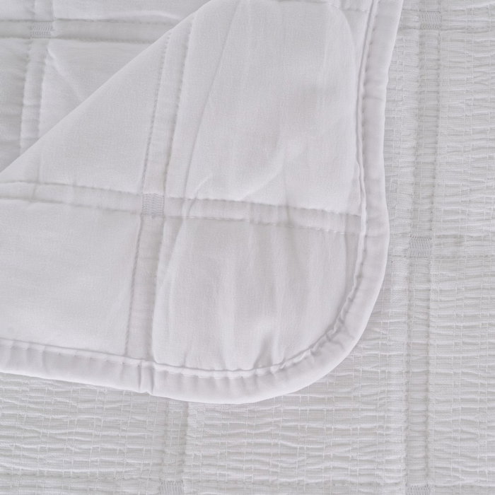 Colcha Blanco Poliester Dormitorio 230 X 280 cm