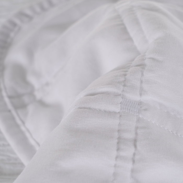 Colcha Blanco Poliester Dormitorio 230 X 280 cm