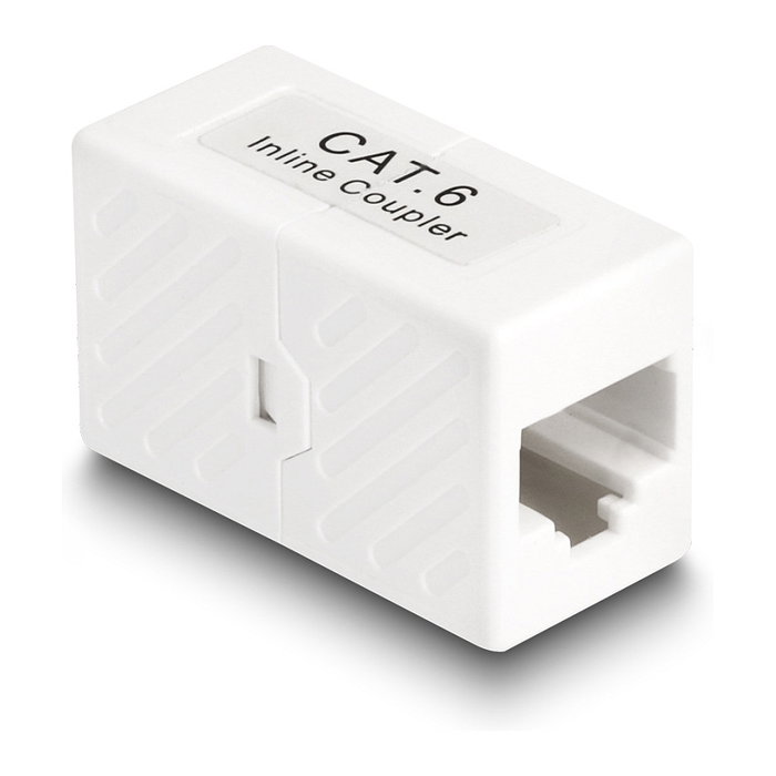 DeLOCK Adaptador RJ45 hembra a RJ45 hembra Cat.6 UTP blanco DeLOCK Adaptador RJ45 hembra a RJ45 hembra Cat.6 UTP blanco