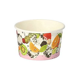 PAPSTAR Papp-Eisbecher Copas para helado 150 ml blanco 8.5 cm
