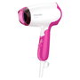 Philips Essential Care BHD003/00 Secador de pelo plegable Blanco y Rosa