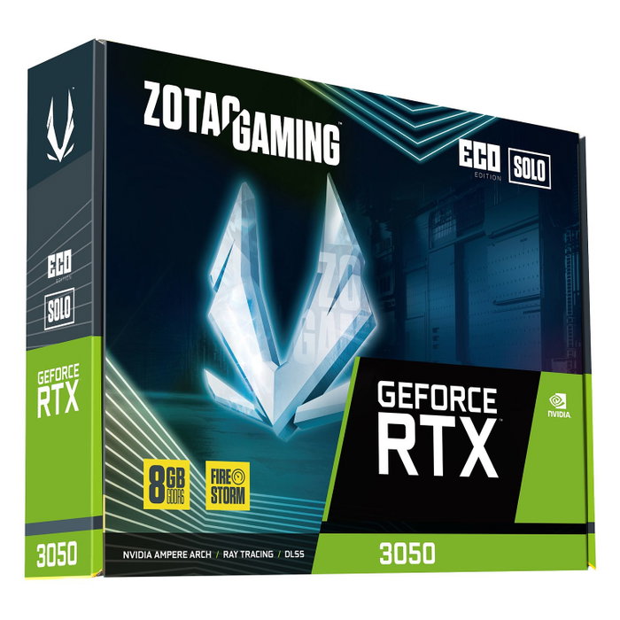 Zotac GAMING GeForce RTX 3050 Eco Solo 8 GB GDDR6 Zotac GAMING GeForce RTX 3050 Eco Solo 8 GB GDDR6