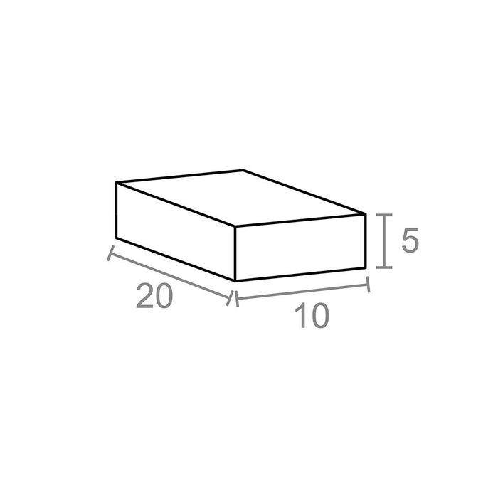 Micel Imán Bloque Neodimio Níquel IM30 20 x 10 x 5 mm Carga Máx 5 kg