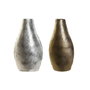 DKD Home Decor Set de 2 Jarrones de Aluminio Rayado LUMARO