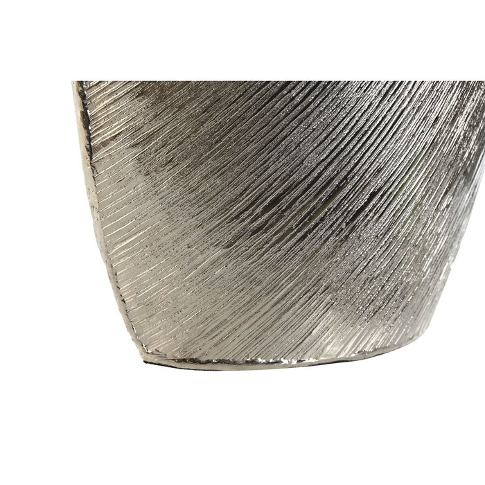 DKD Home Decor Set de 2 Jarrones de Aluminio Rayado LUMARO