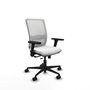 PIQUERAS Y CRESPO Silla de oficina Haches con mecanismo Sincro/Traslack y Brazos 3D Blanco
