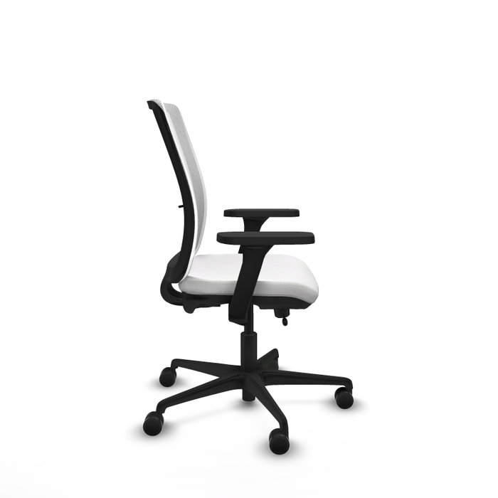PIQUERAS Y CRESPO Silla de oficina Haches con mecanismo Sincro/Traslack y Brazos 3D Blanco PIQUERAS Y CRESPO Silla de oficina Haches con mecanismo Sincro/Traslack y Brazos 3D Blanco