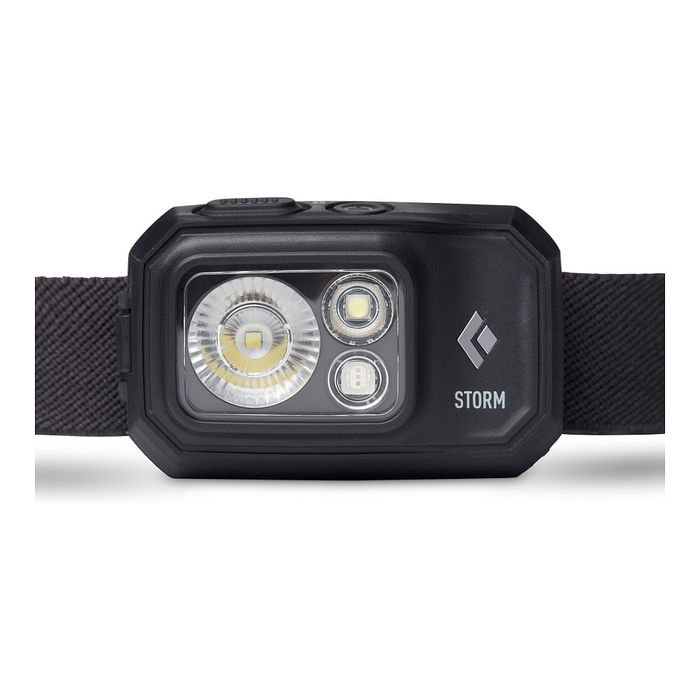 Black Diamond Storm 450 Stirnlampe de montaña, frontal recargable, 450 lúmenes, IPX8, negro