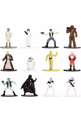 JADA TOYS Star Wars Nano Metalfigs Set de 12 figuras de 4 cm