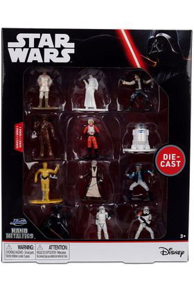 JADA TOYS Star Wars Nano Metalfigs Set de 12 figuras de 4 cm