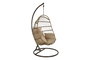 DKD Home Decor Sillon Colgante Breeze para Terraza y Jardin en Marron Claro y Marron Oscuro 66 x 119 x 92 cm