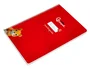 Liderpapel Cuaderno espiral A4 Pautaguía tapa dura rojo