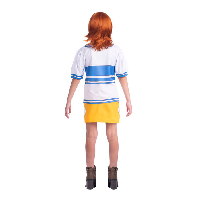My Other Me Disfraz Nami con Peluca, Camiseta y Falda Talla 10-12 Años