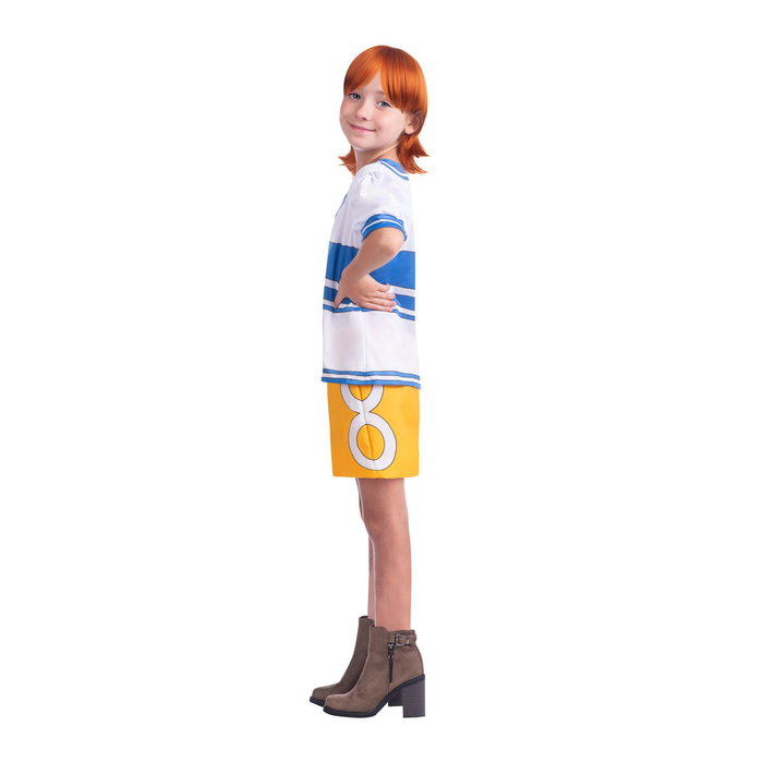 My Other Me Disfraz Nami con Peluca, Camiseta y Falda Talla 10-12 Años