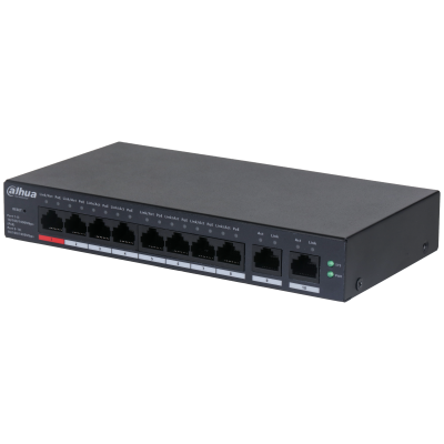 Dahua Technology DH-CS4010-8GT-110 Switch Gestionado L2 con 10 Puertos Gigabit y 8 Puertos PoE