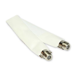 GoodConnections Fensterdurchführung, Gesamtlänge inkl. Stecker 20cm, flexible Länge 15cm, weiß