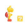 Jakks Pacific Figuras Super Mario PVC 10 cm - Modelos Surtidos: Cat Peach, Raccoon Mario, Bone Planta Piraña, Red Koopa, Shy Guy