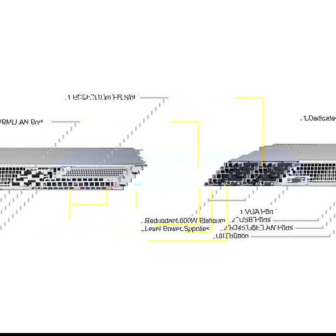 Super Micro Barebone Server 1U SuperServer 1029P-MTR Dual Socket 3647, 8 Bahías Hot-Swap 2.5", Fuente de Alimentación 600W Platinum Redundante Super Micro Barebone Server 1U SuperServer 1029P-MTR Dual Socket 3647, 8 Bahías Hot-Swap 2.5", Fuente de Alimentación 600W Platinum Redundante