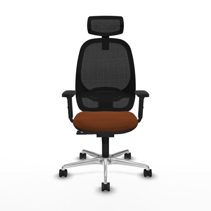 PIQUERAS Y CRESPO Silla de oficina Cilanco con mecanismo Sincro, Marrón y Negro PIQUERAS Y CRESPO Silla de oficina Cilanco con mecanismo Sincro, Marrón y Negro