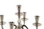 DKD Home Decor Candelabro de Aluminio y Acrílico Cromado Camila