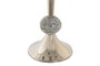 DKD Home Decor Candelabro de Aluminio y Acrílico Cromado Camila