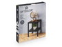 Giftdecor Estantería Plástico Negro 2 Baldas 38x46x32.5 cm (Set de 8)