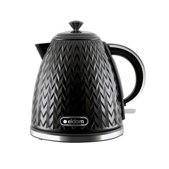 Hervidor Eldom NELA Negro Plástico 1200 W 2000 W 1,7 L Hervidor Eldom NELA Negro Plástico 1200 W 2000 W 1,7 L