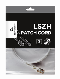 GEMBIRD Cable de Red PP6A-LSZHCU-W-1M Blanco Cat6a S/FTP (S-STP) de 1m