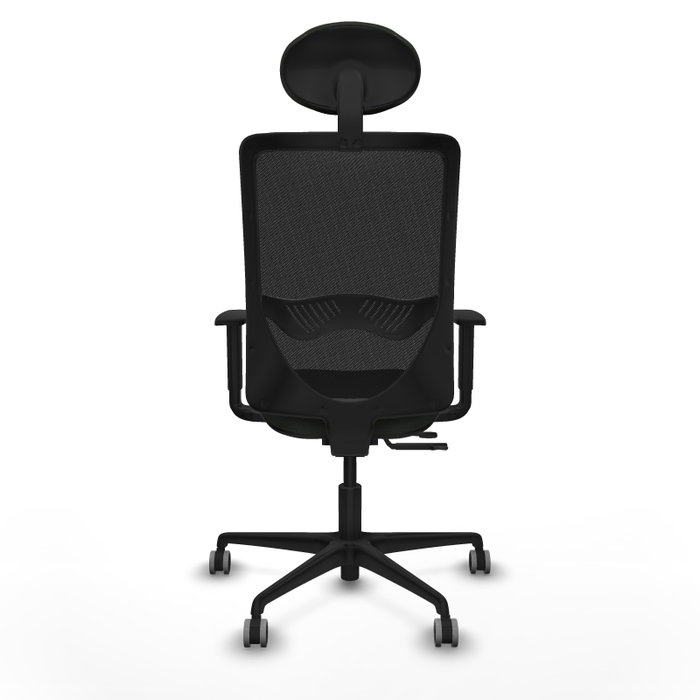 PIQUERAS Y CRESPO Silla de oficina Zulema con mecanismo Sincro/Traslack, Negro