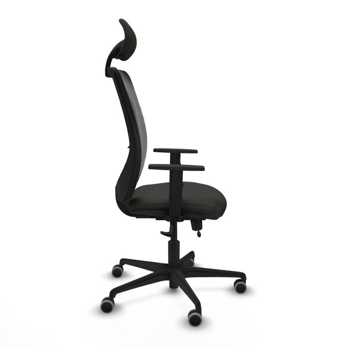 PIQUERAS Y CRESPO Silla de oficina Zulema con mecanismo Sincro/Traslack, Negro