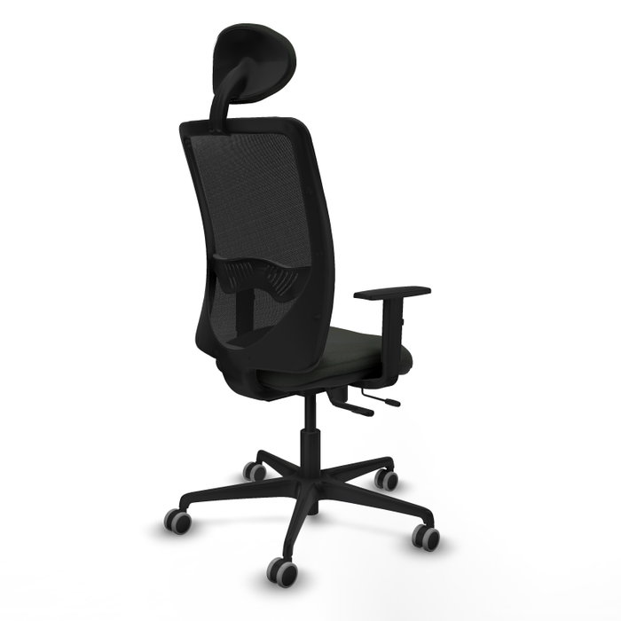 PIQUERAS Y CRESPO Silla de oficina Zulema con mecanismo Sincro/Traslack, Negro