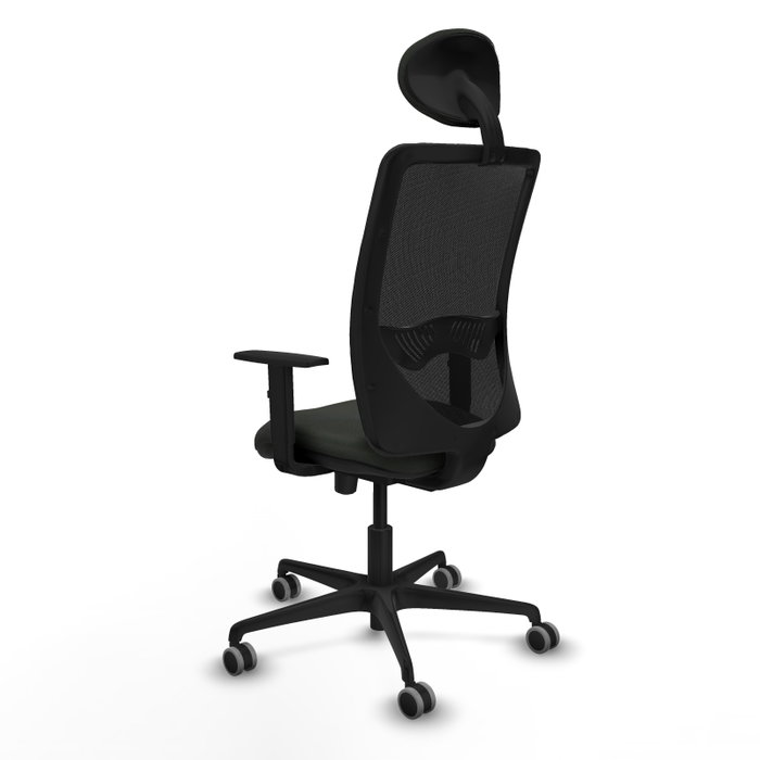 PIQUERAS Y CRESPO Silla de oficina Zulema con mecanismo Sincro/Traslack, Negro