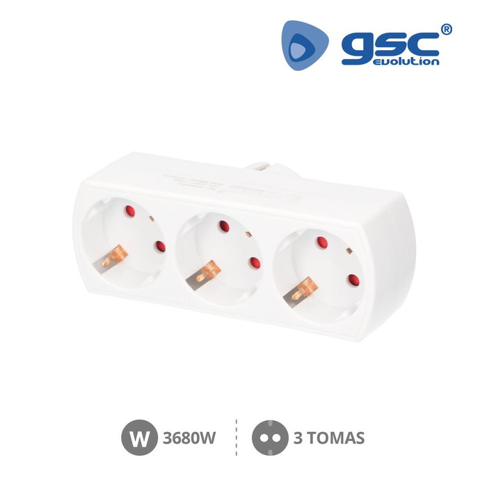 GSC Evolution Ladrón triple salida Blanco