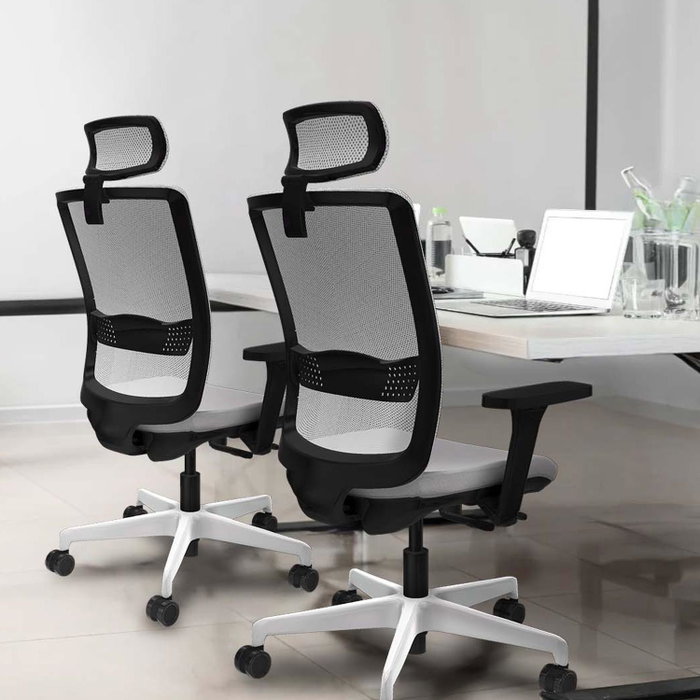 PIQUERAS Y CRESPO Silla de oficina Haches Rosa con mecanismo Sincro/Traslack PIQUERAS Y CRESPO Silla de oficina Haches Rosa con mecanismo Sincro/Traslack