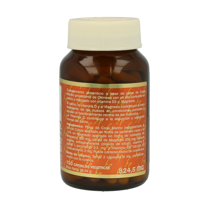 Tongil Calcio Coral con Vitamina D3 y Magnesio 120 Cápsulas