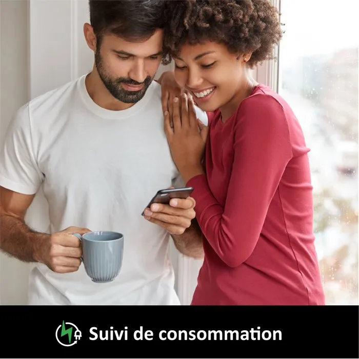 KYF Enchufe Inteligente Empotrable para Interiores Wi-Fi - Con Medidor de Energía + Puertos USB y USB-C - AABMW24973