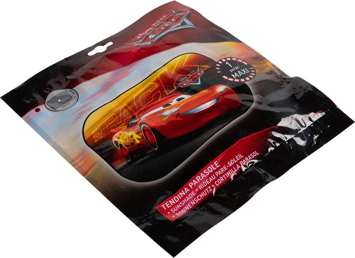 Disney Cortina Lateral Maxi Cars 360x40 cm Protección UV Fijación Ventosa CZ10249 1 Pz