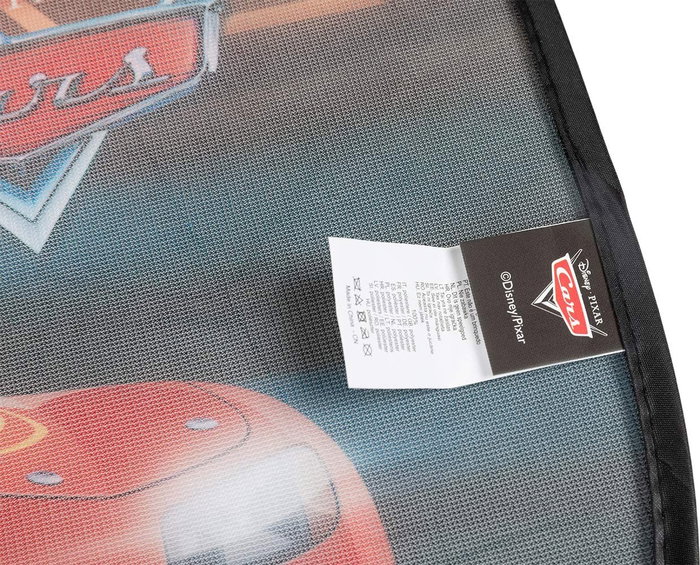 Disney Cortina Lateral Maxi Cars 360x40 cm Protección UV Fijación Ventosa CZ10249 1 Pz