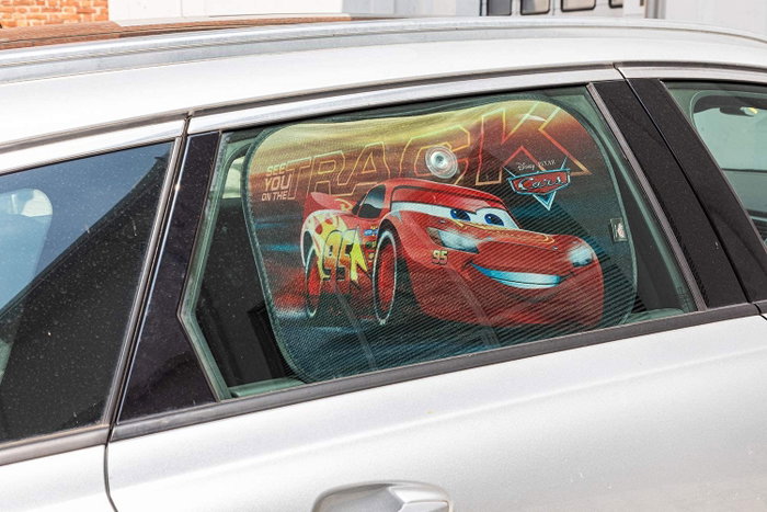 Disney Cortina Lateral Maxi Cars 360x40 cm Protección UV Fijación Ventosa CZ10249 1 Pz