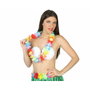 Collar Hawaiano Flores Tropicales Multicolor para Fiestas Veraniegas y Disfraces