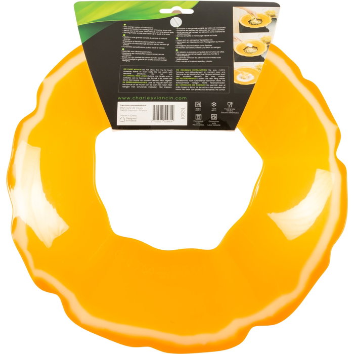 Charles Viancin CITRUS Anillo de Silicona de 30 cm Amarillo