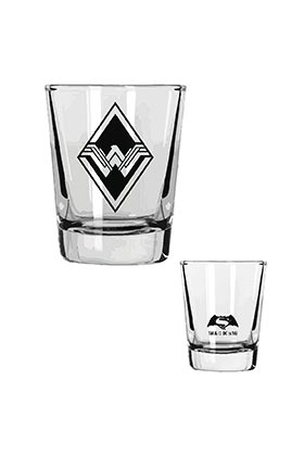 Set 4 Mini Vasos Logos Batman V Superman Dc