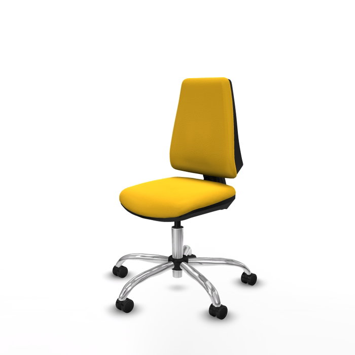 PIQUERAS Y CRESPO Silla de oficina Elche Amarillo sin brazos PIQUERAS Y CRESPO Silla de oficina Elche Amarillo sin brazos
