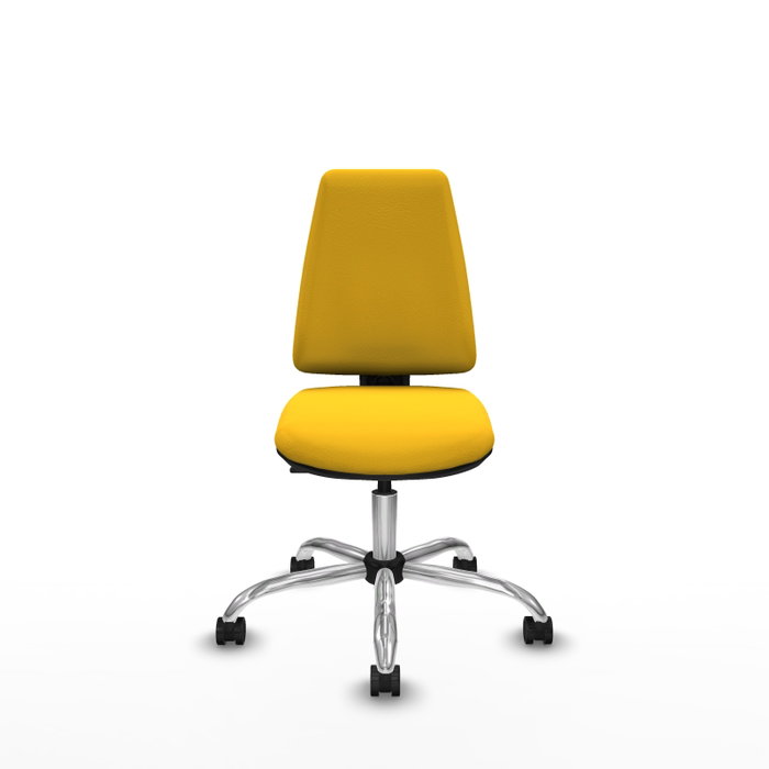 PIQUERAS Y CRESPO Silla de oficina Elche Amarillo sin brazos PIQUERAS Y CRESPO Silla de oficina Elche Amarillo sin brazos