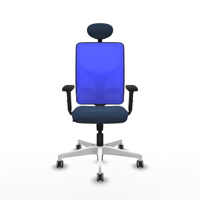 PIQUERAS Y CRESPO Silla de oficina Motilla con mecanismo Sincro, Azul marino y Azul PIQUERAS Y CRESPO Silla de oficina Motilla con mecanismo Sincro, Azul marino y Azul