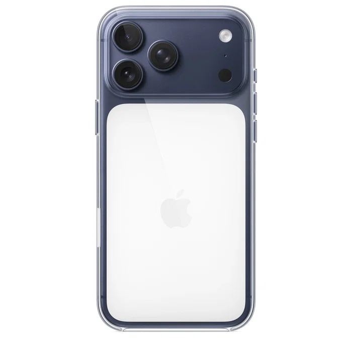 Apple MGFW4ZM/A Funda Transparente Compatible con MagSafe para iPhone 17 Pro Max - Policarbonato, Resistente a Arañazos y Caídas
