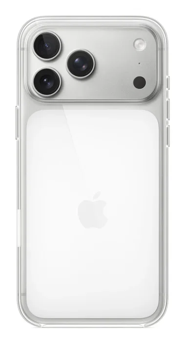 Apple MGFW4ZM/A Funda Transparente Compatible con MagSafe para iPhone 17 Pro Max - Policarbonato, Resistente a Arañazos y Caídas