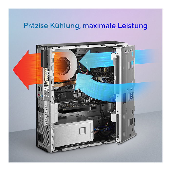 ASUS ExpertCenter P5 SFF PC P500SV-13420H046X, Intel Core i5-13420H 13ma Gen, 8 GB RAM DDR5, 256 GB SSD M.2 NVMe PCIe 4.0, Windows 11 Pro, WiFi 6, Gráficos Intel UHD, Chasis Gris