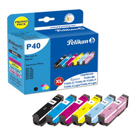 Pelikan P40 Multipack 24XL de alto rendimiento para Epson T24XL